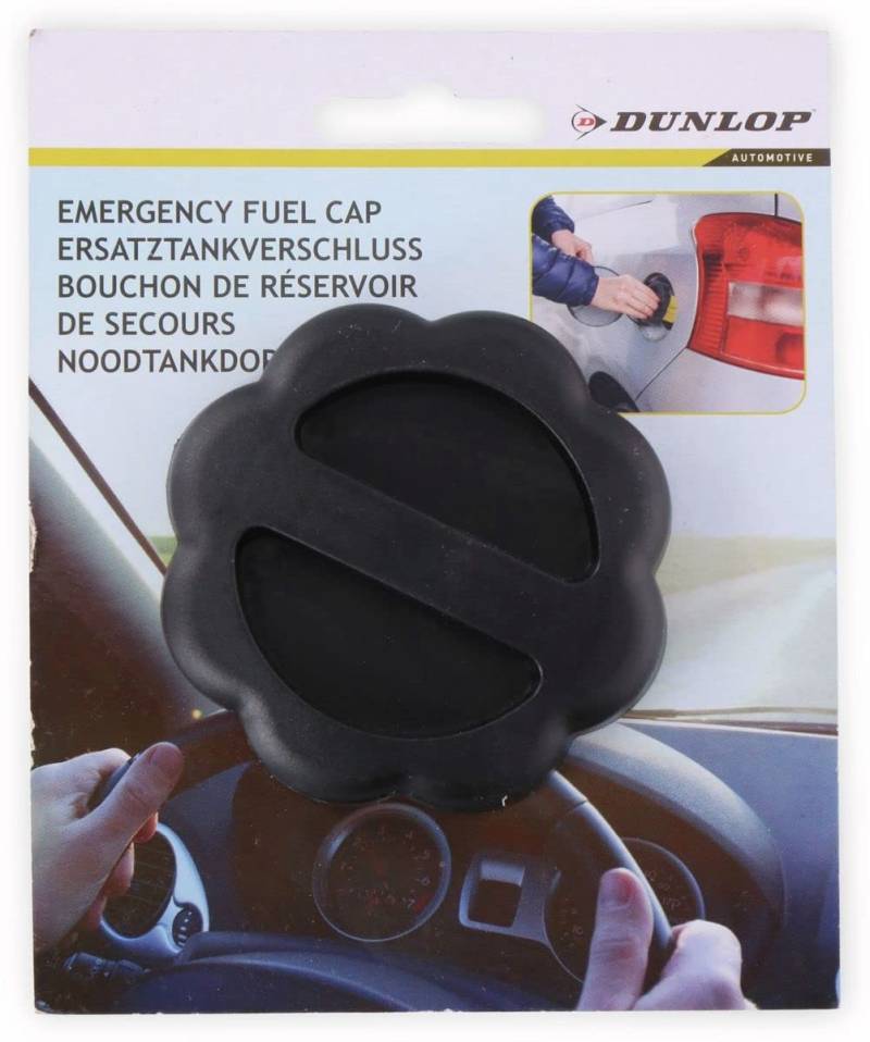 Dunlop Tankdeckel universal schwarz/gelb von Dunlop Automotive