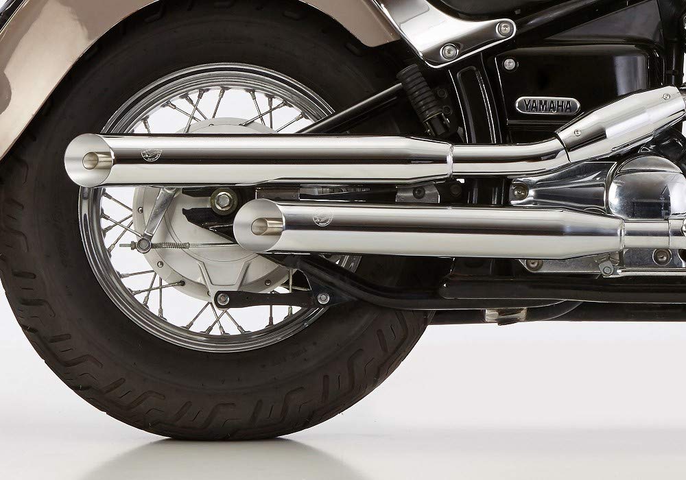 Auspuffanlage Falcon Slip On Cromo Line - Slash Cut kompatibel für Yamaha XVS 1100 Drag Star, Cl. Auspuffanlage Falcon Slip On Cromo Line - Slash Cut kompatibel für Yamaha XVS 1100 Drag Star, Cl. von Motorrad Burchard