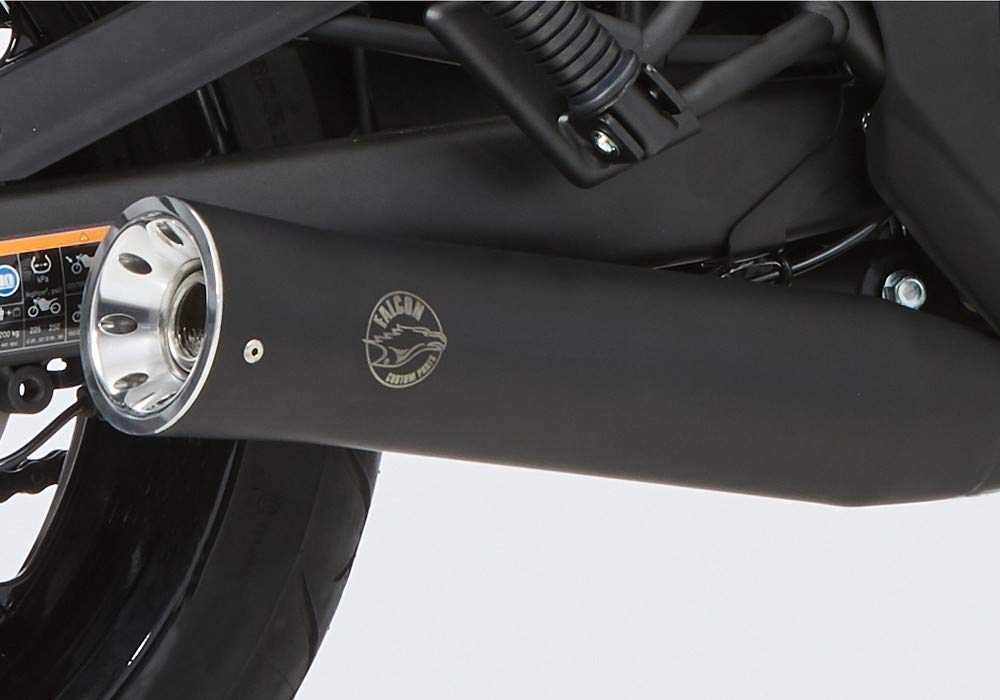 Auspuffanlage Slip On Falcon Double Groove kompatibel für Honda CMX 500 Rebel mit EG-BE Auspuffanlage Slip On Falcon Double Groove kompatibel für Honda CMX 500 Rebel mit EG-BE von Motorrad Burchard