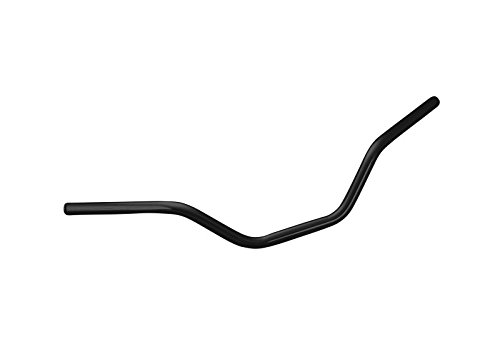 Highway Hawk Lenker XLX-Style 800 mm breit 130 mm hoch für 1" (25,4 mm) Klemmung mit Kerben kompatibel für Harley Davidson Modelle schwarz matt TÜV von Motorrad Burchard