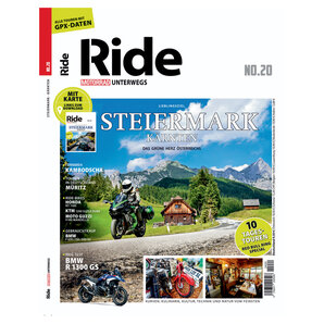 Ride MOTORRAD unterwegs Reisemagazin Steiermark / Kärnten Motorrad von Motorrad