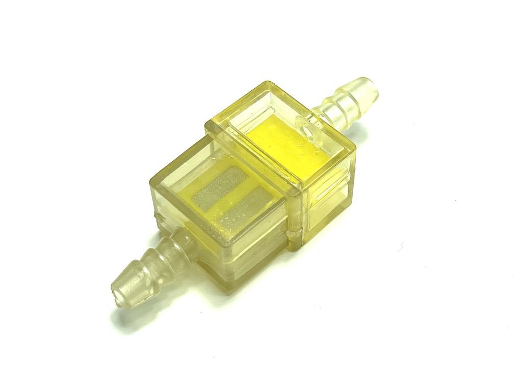 Benzinfilter eckig aus Kunststoff 6mm Anschluss / sortiert Benzinfilter eckig aus Kunststoff 6mm Anschluss / sortiert von Motosipa