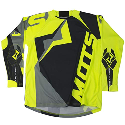 Mots T-Shirt Enduro/Motocross X1, Schwarz/Fluo, XL, Schwarz/Fluo, Größe XL von Mots