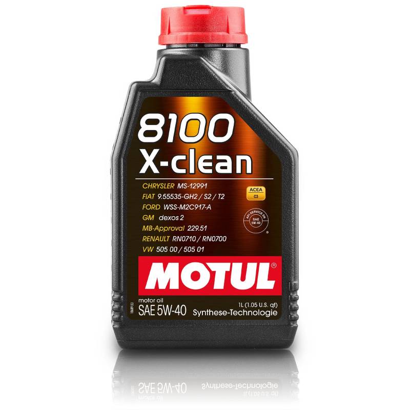 Motul Deutschland GmbH Motoröl 8100 X-CLEAN 5W-40 1L von Motul