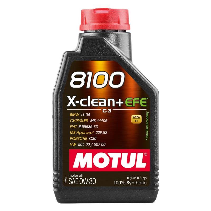 111657 MOTUL Motoröl 8100 X-CLEAN+ EFE 0W-30 von Motul