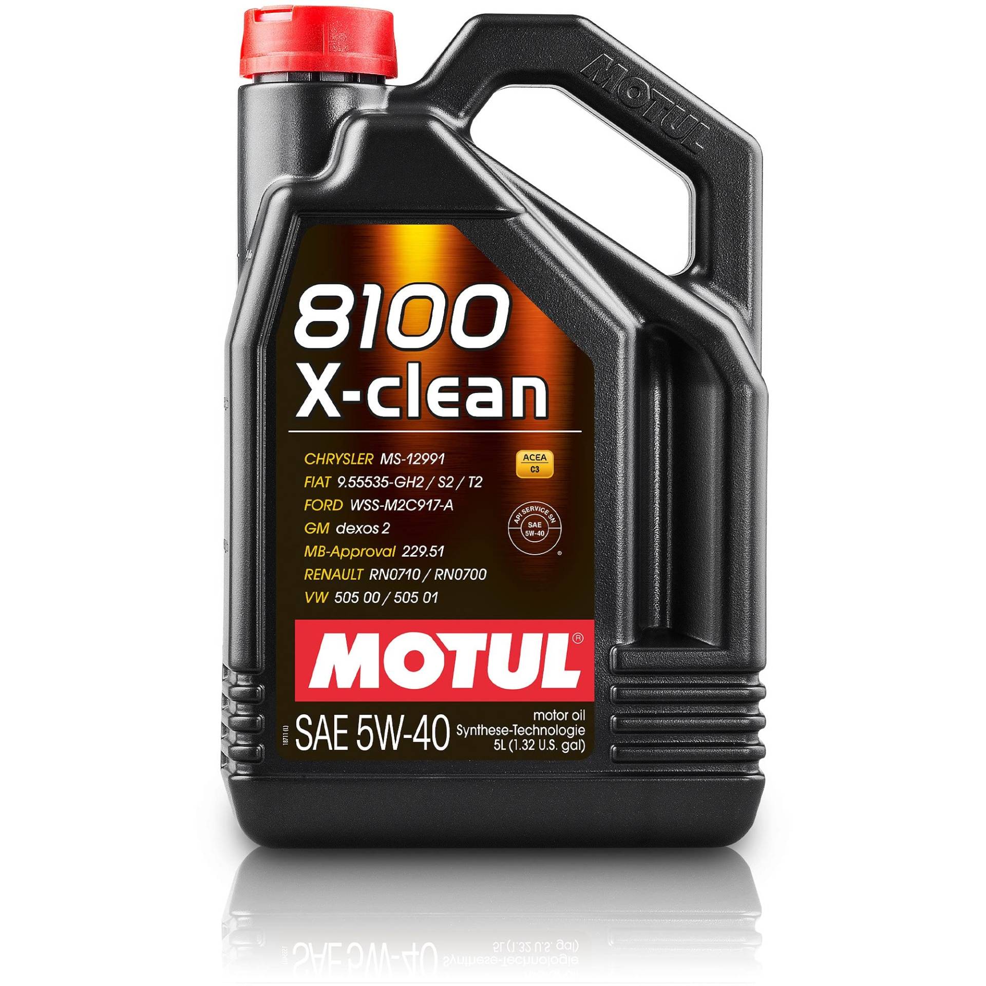 Motul Deutschland GmbH Motoröl 8100 X-CLEAN 5W-40 5L von Motul