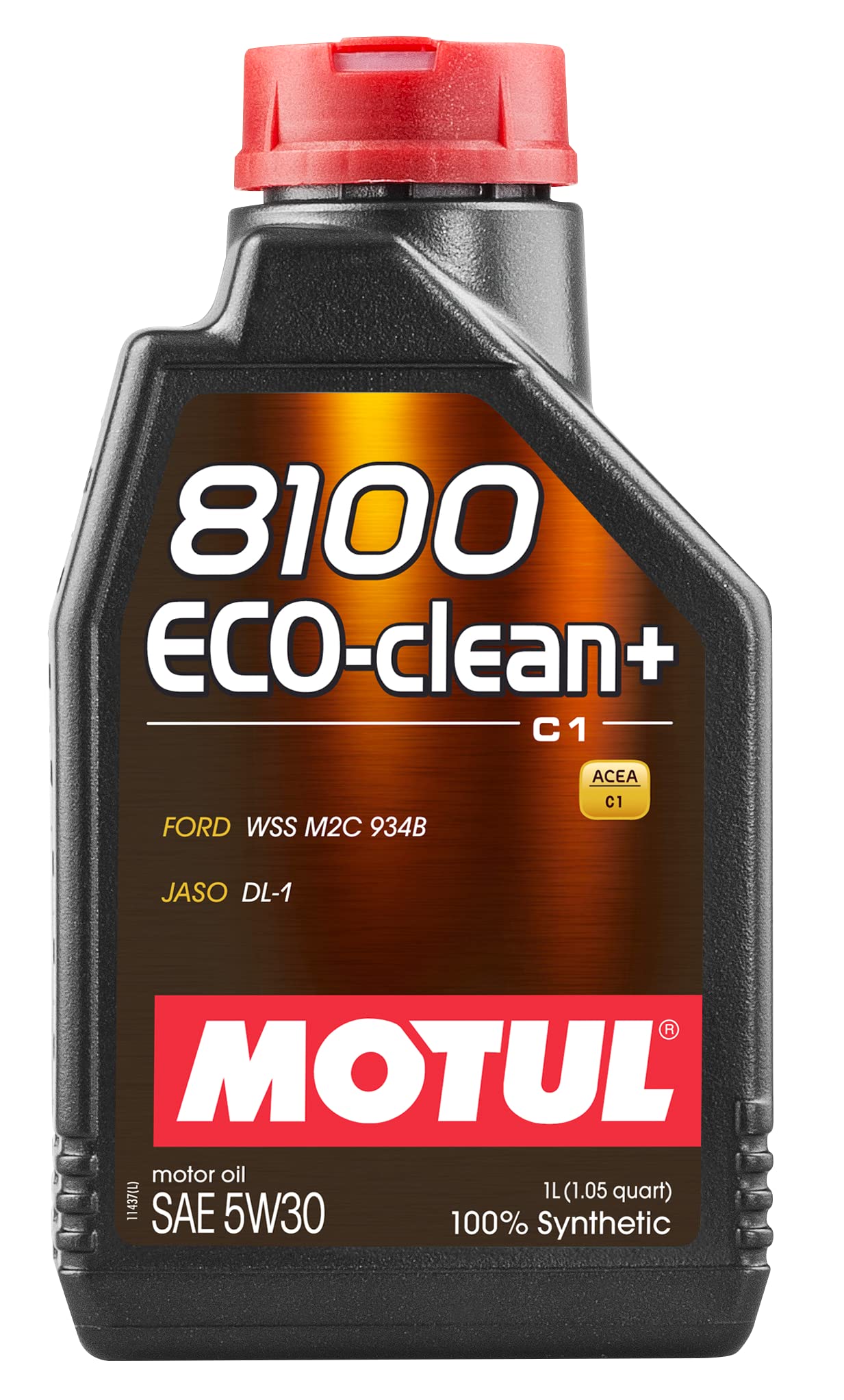 Motul 8100 Eco-clean+ 5W30 / 1Liter, Brown, 101580 von Motul