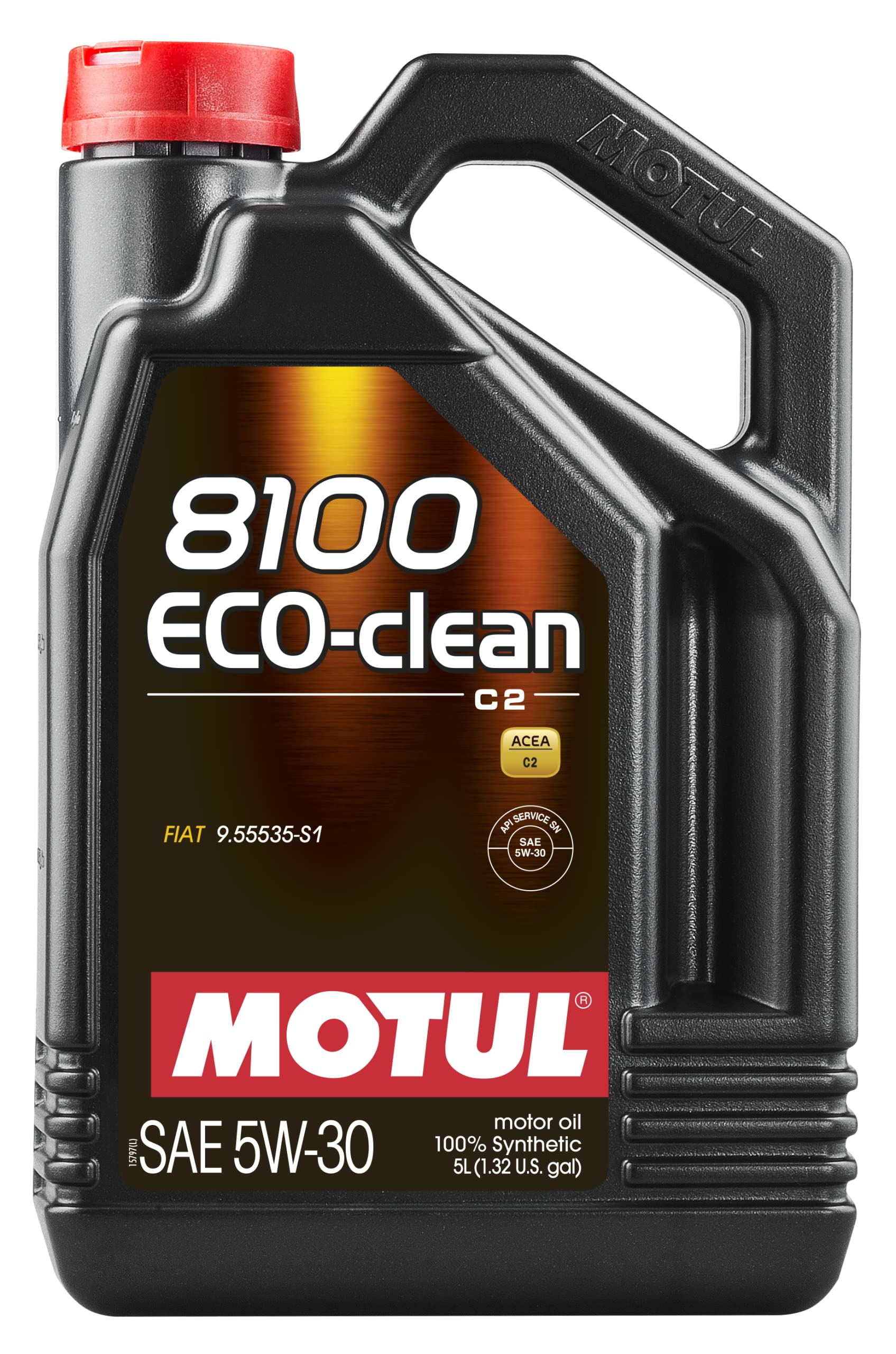 Motul 101545 8100 5W30 Eco-clean 5W30 / 5Liter, Brown Motul 101545 8100 5W30 Eco-clean 5W30 / 5Liter, Brown von Motul