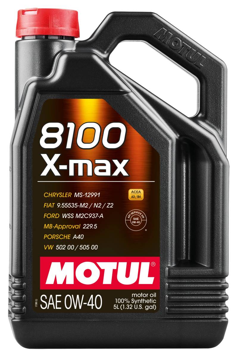 Motul 8100 X-max 0W40 / 5Liter, Brown, 104533 von Motul