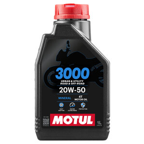 Motorenöl 3000 4T 20W-50, 1 Liter mineralisch Motul von Motul