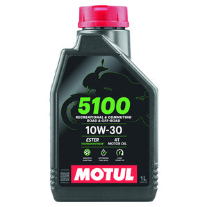 Motorenöl 5100 4T 10W-30, 1 Liter technosynthese Motul von Motul