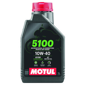 Motorenöl 5100 4T 10W-40, 1 Liter technosynthese Motul von Motul