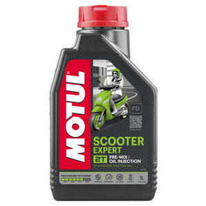 Motorenöl Scooter Expert 2T, 1 Liter technosynthese Motul von Motul