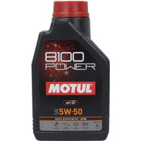 Motoröl MOTUL 8100 POWER 5W50 1L von Motul