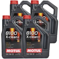 Motoröl MOTUL 8100 X-CLEAN+ 5W30 20L von Motul