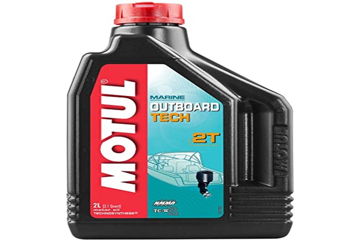 Motul 101726 Motoröl Outboard Tech 2T, 2 L von Motul