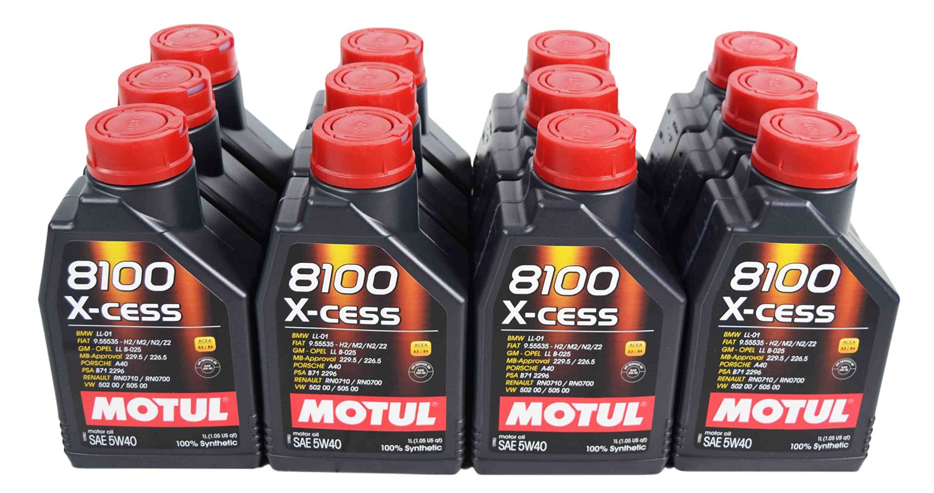 Motul 102784-12 8100 X-Cess 5w40 Oil Case/12-Liter von Motul
