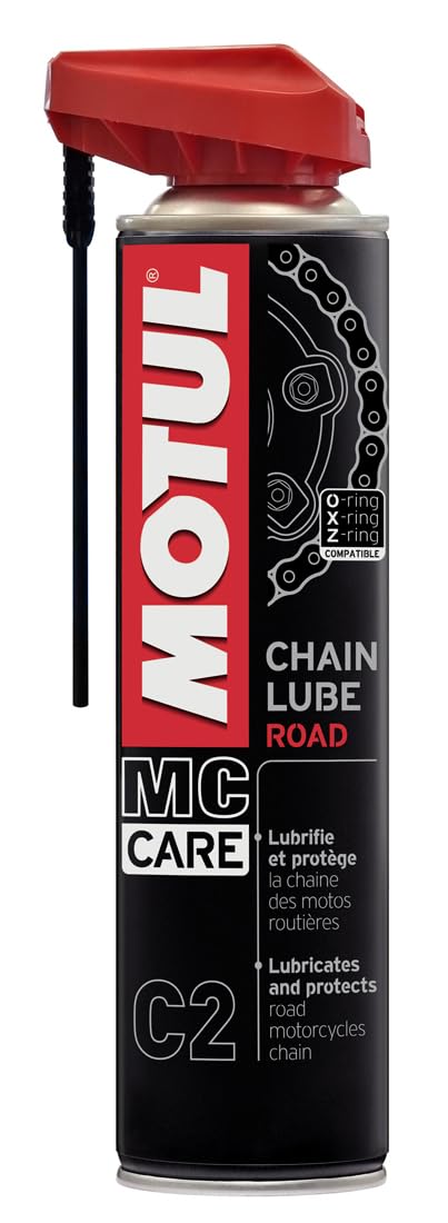 Motul 102981 C2 Chain Lube Road, 400 ml, Brown, 150x20x10 von Motul