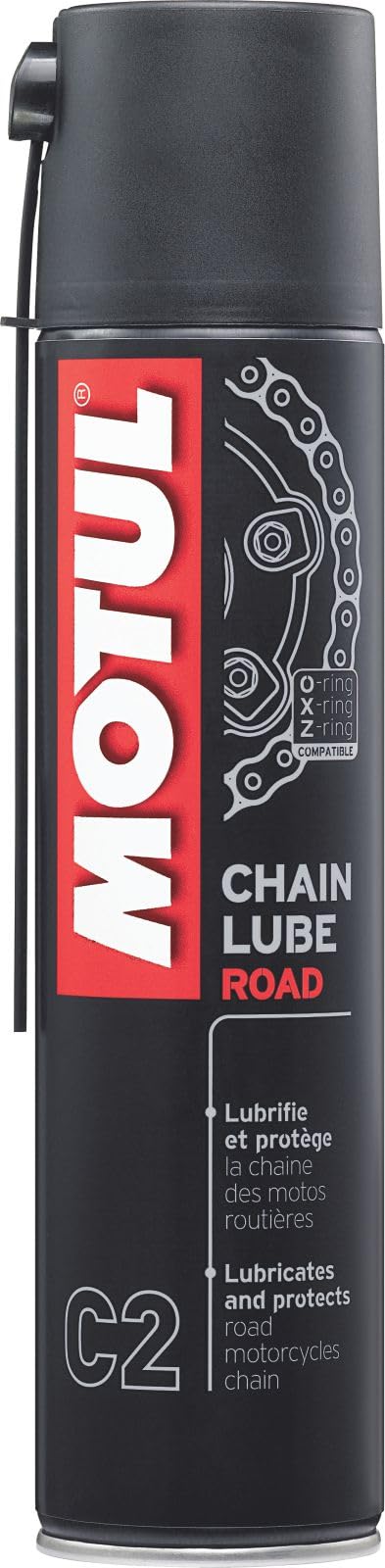 Motul 102981 C2 Chain Lube Road, 400 ml, Brown, 150x20x10 von Motul