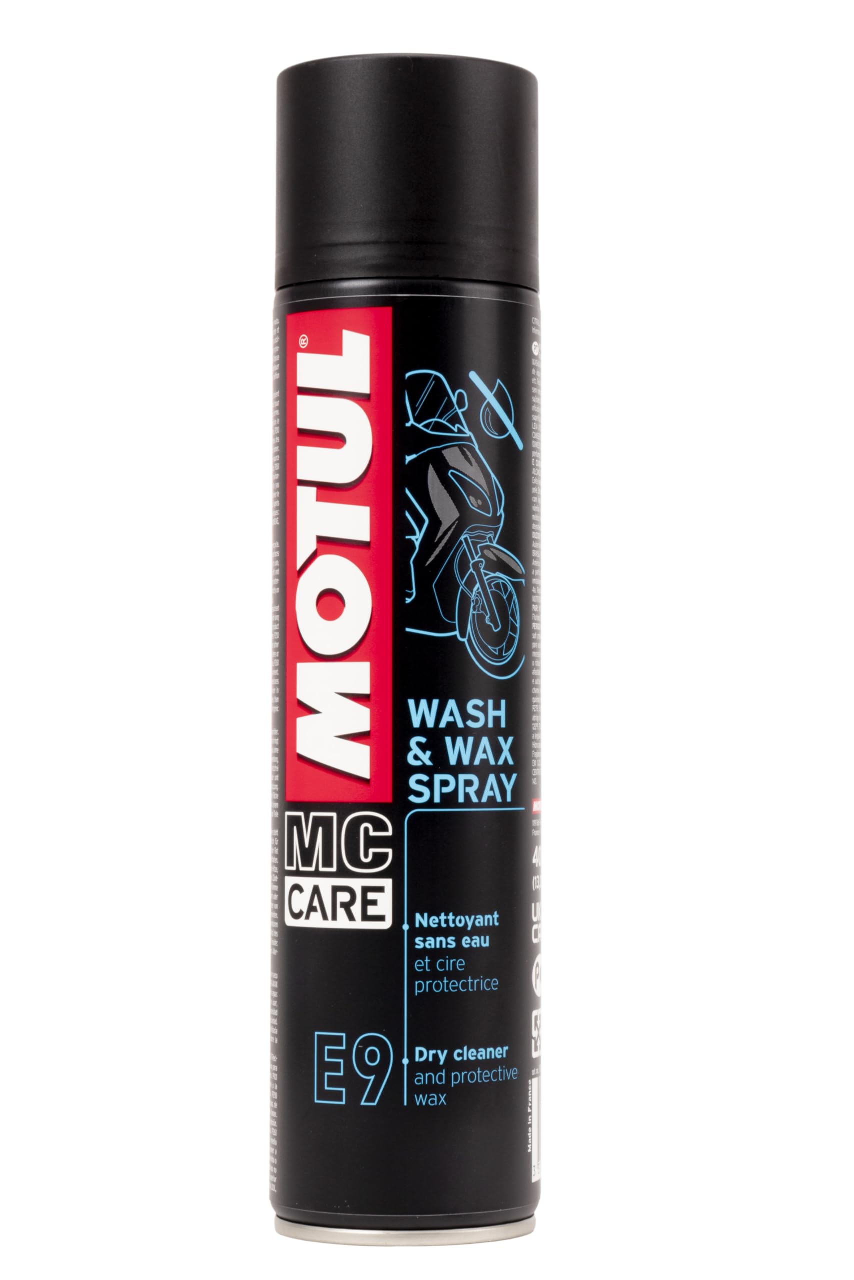 Motul 103174 E9 Wash & Wax Spray, 400 ml von Motul