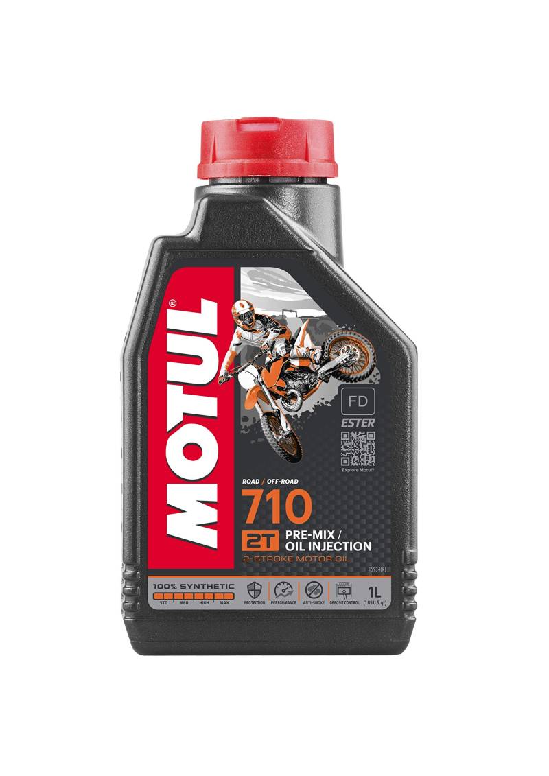 Motul 104034 710 2T, 1 L , 100% synthetic, 221x117x63.5 von Mutul