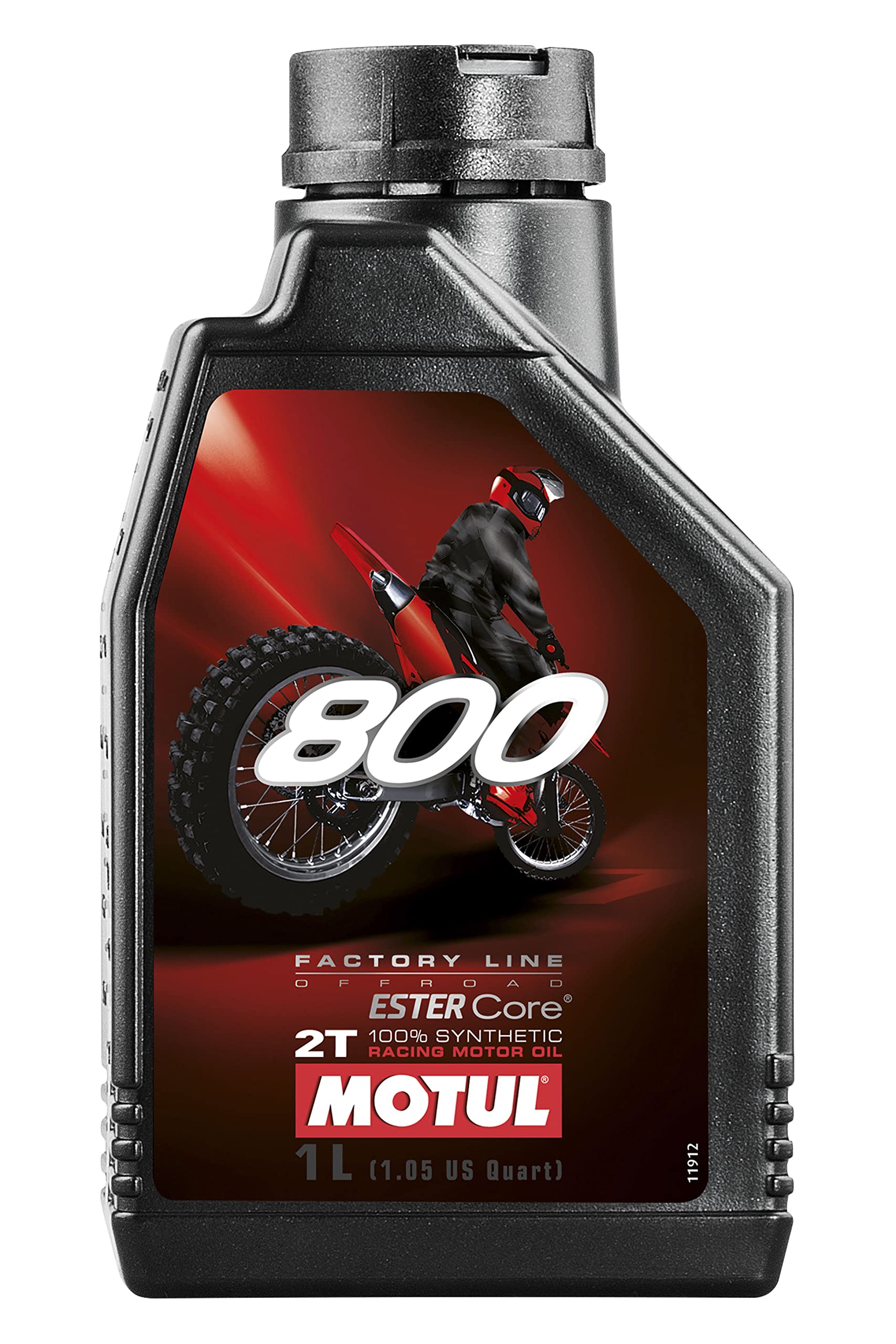 Motul 104038 800 2T Factory Line Off Road, 1 L, 221x117x63.5 von Motul