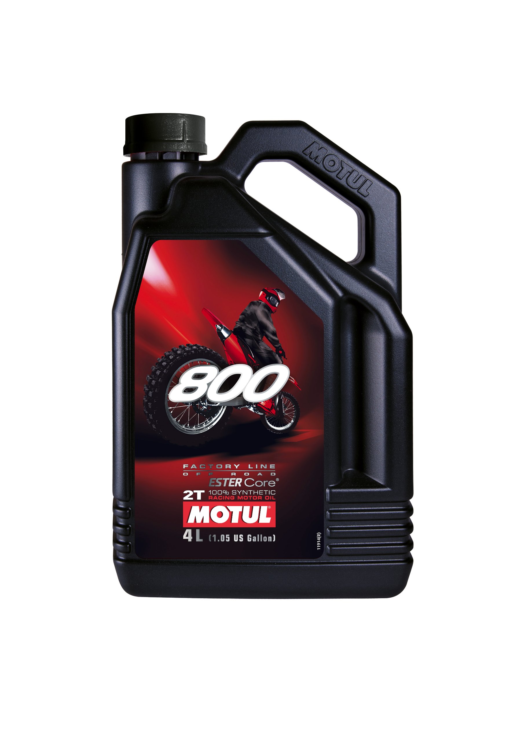 Motul 104039 800 2T Factory Line Off Road, 4 L, 300x234x114 von Motul