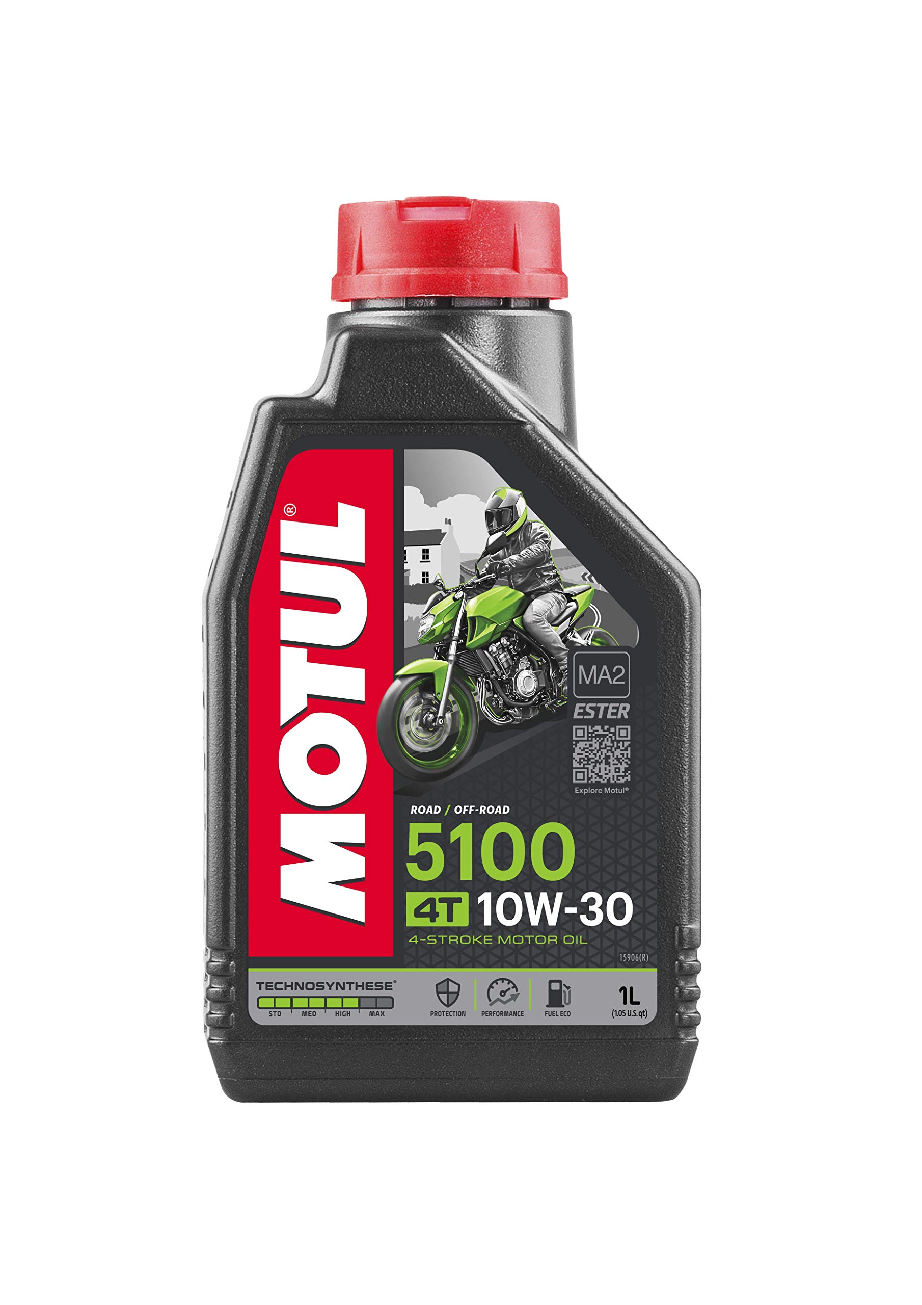 Motul 104062 5100 4T, 10 W-30, 1 L von Motul