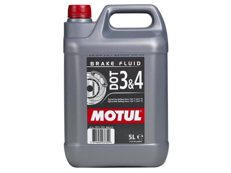 Motul 104247 DOT 3/4 Brake Fluid, 5 L von Motul