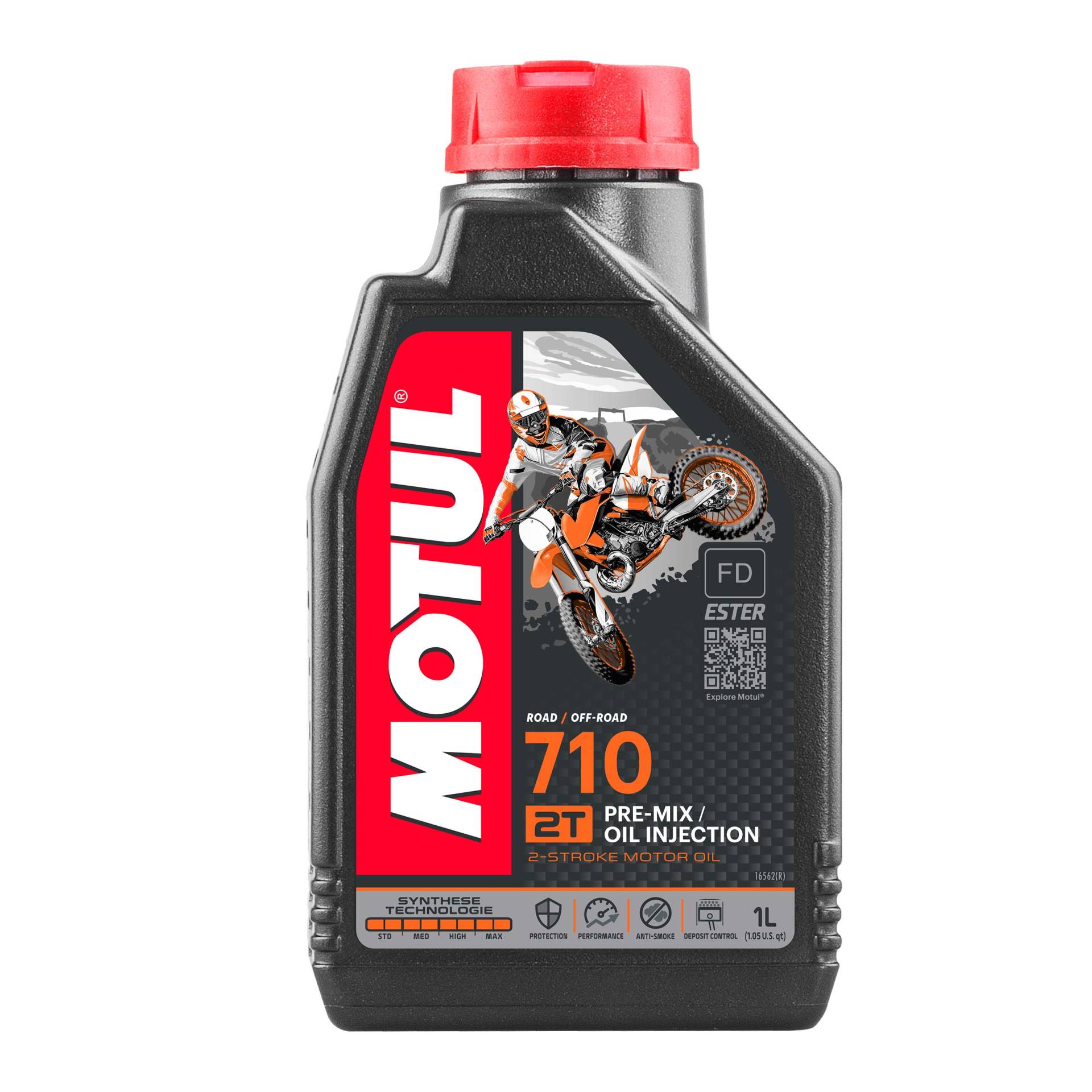 Motul 2-Takt Öl vollsynthetisch 710 2T API TC 1 Liter von Motul