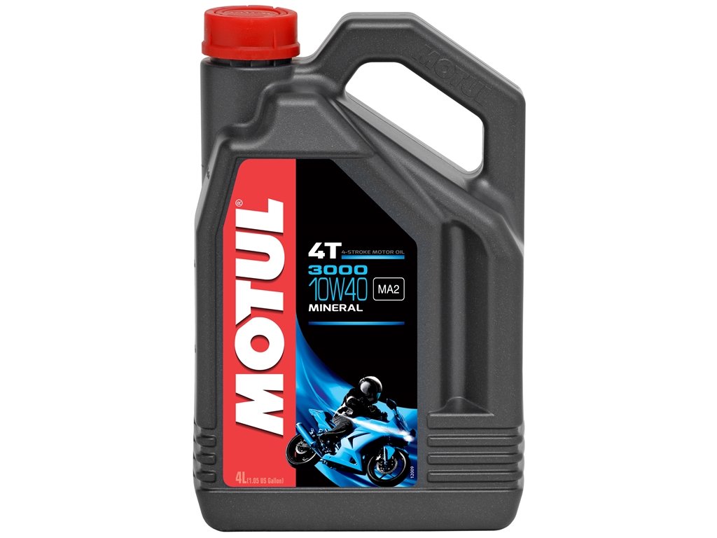 Motul 3000 4T 10W40 Mineralisches Motorenöl 4 Liter Motul 3000 4T 10W40 Mineralisches Motorenöl 4 Liter von Motul