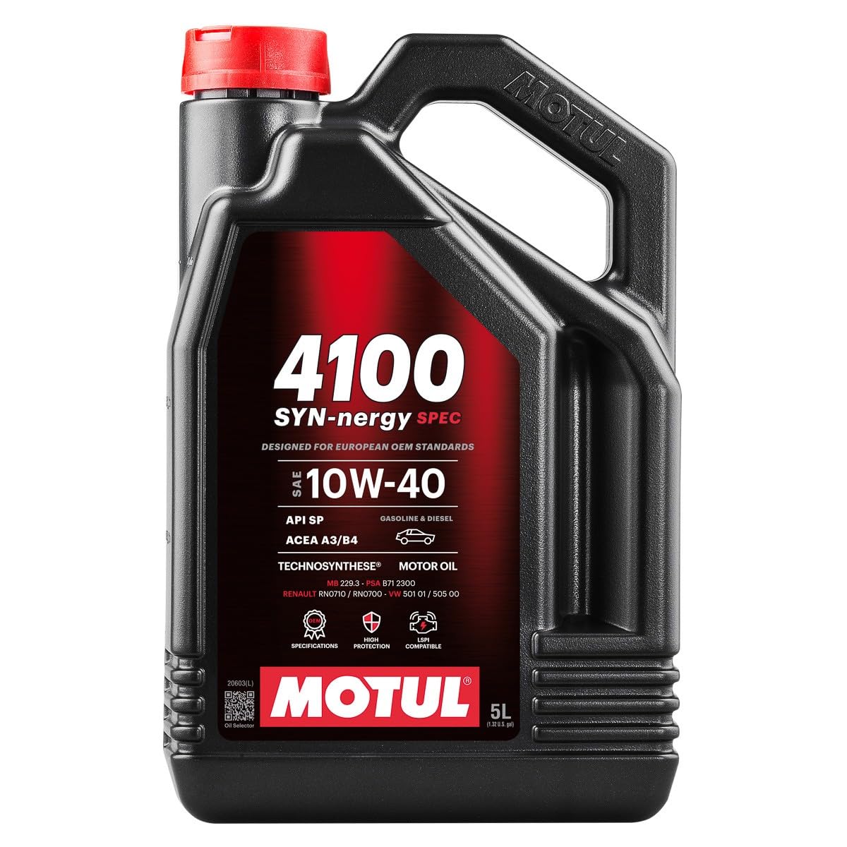 MOTUL 5 L 4100 SYN-nergy SPEC 10W-40 112892 MOTUL 5 L 4100 SYN-nergy SPEC 10W-40 112892 von Motul