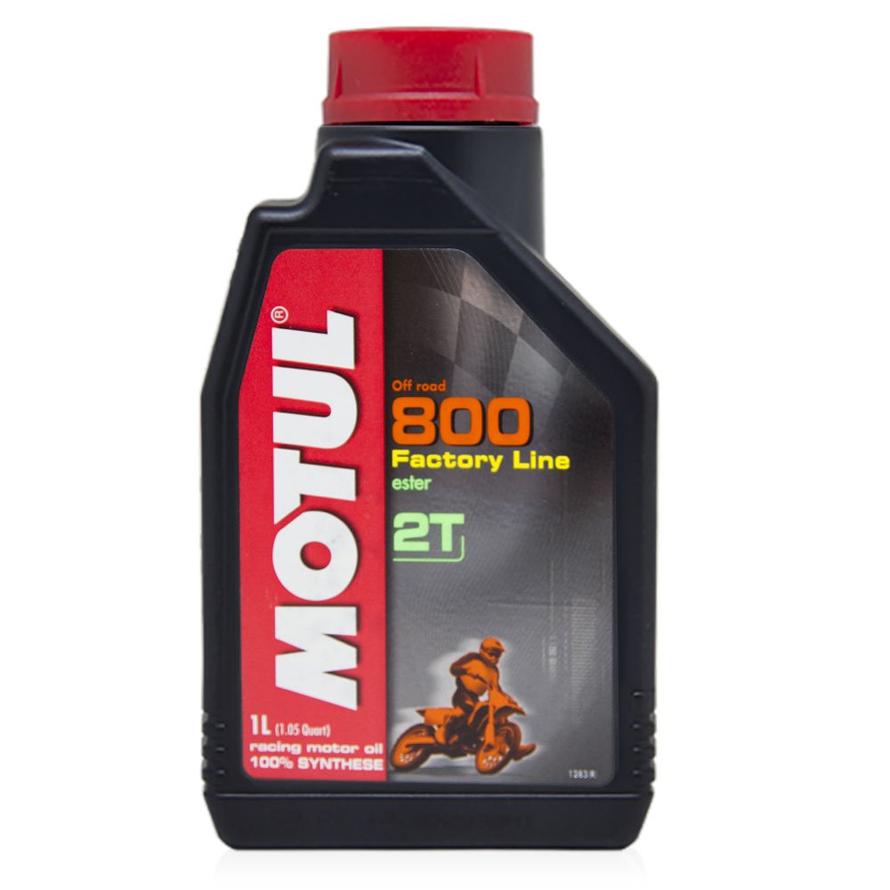 Motul 800 2T FL Off Road- 1 Liter, Brown von Motul