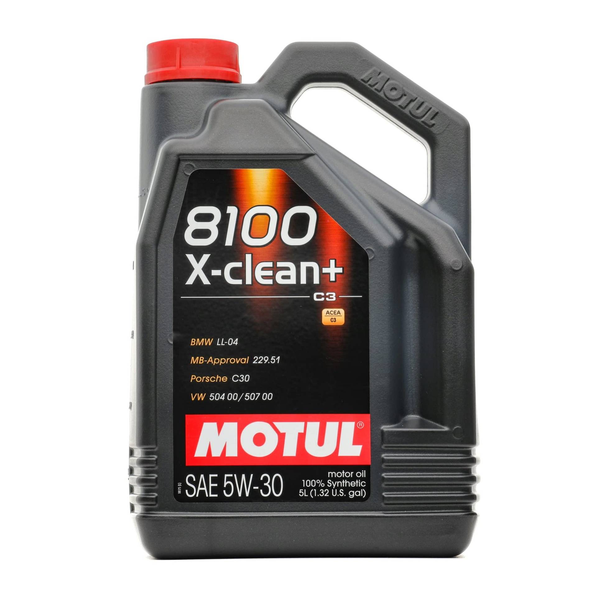 8100 X-Clean+ 5W-30, 5 Liter 8100 X-Clean+ 5W-30, 5 Liter von Motul