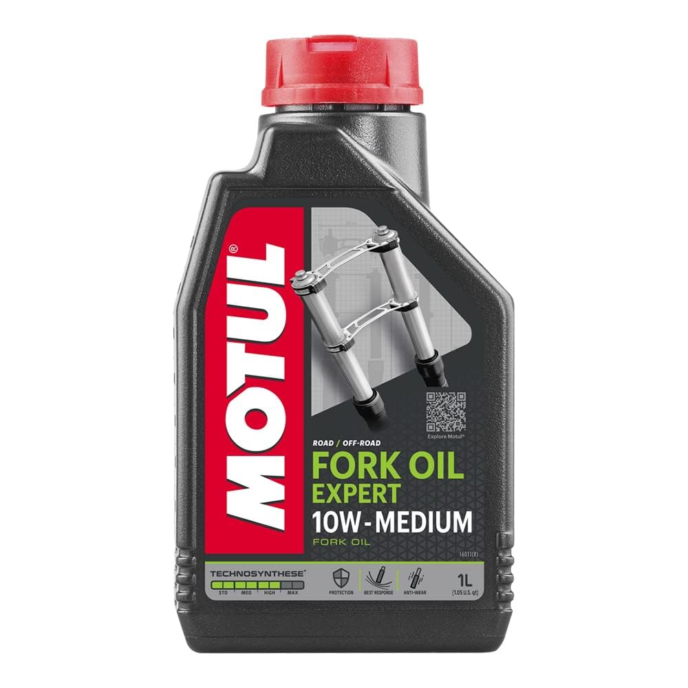 Motul FL Fork Oil Expert Medium/Gabelöl (105930) 10W 1 Liter, Brown, 221x117x63.5 von Motul