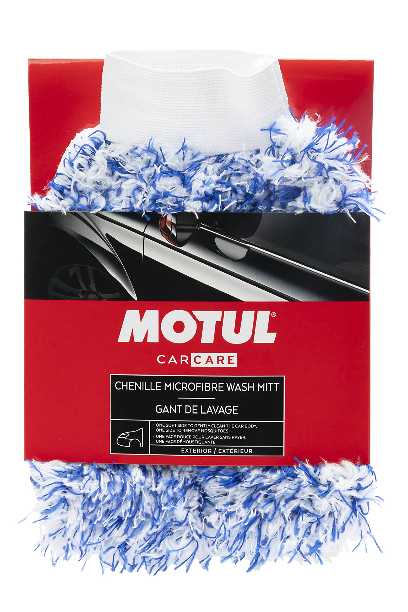 Motul Car Care 2-seitiger Mikrofaser-Waschhandschuh für Autokarosserien von Motul
