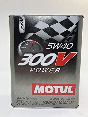 Motul Motor Oil Turnier 104242 300V Power 5W-40, Pack 8 Liter (Metallic) von Motul
