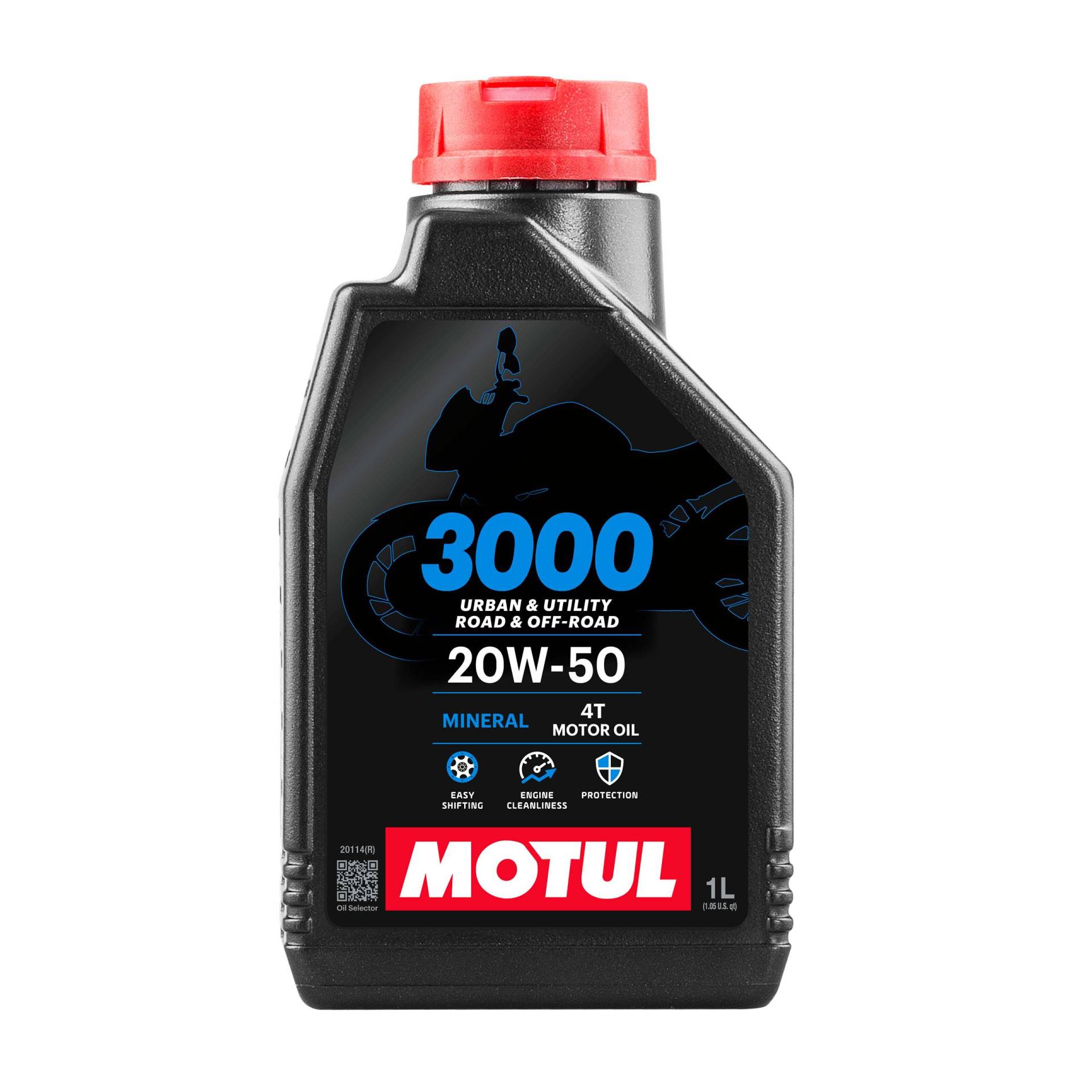 Motul Motoröl mineralisch 3000 4T 20W-50 1 Liter von Motul
