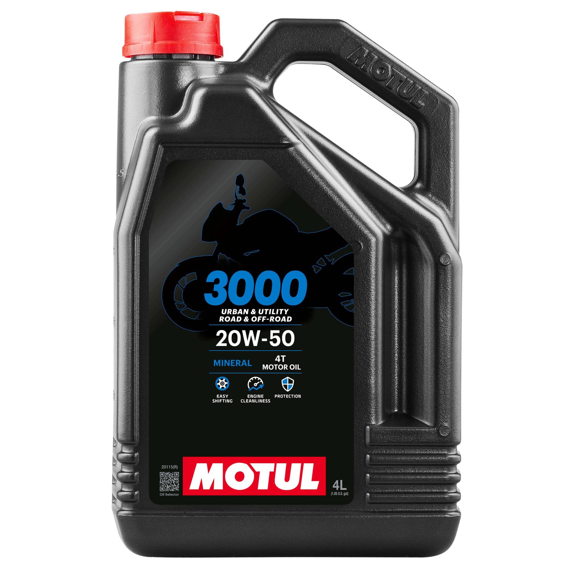 Motul Motoröl mineralisch 3000 4T 20W-50 4 Liter von Motul
