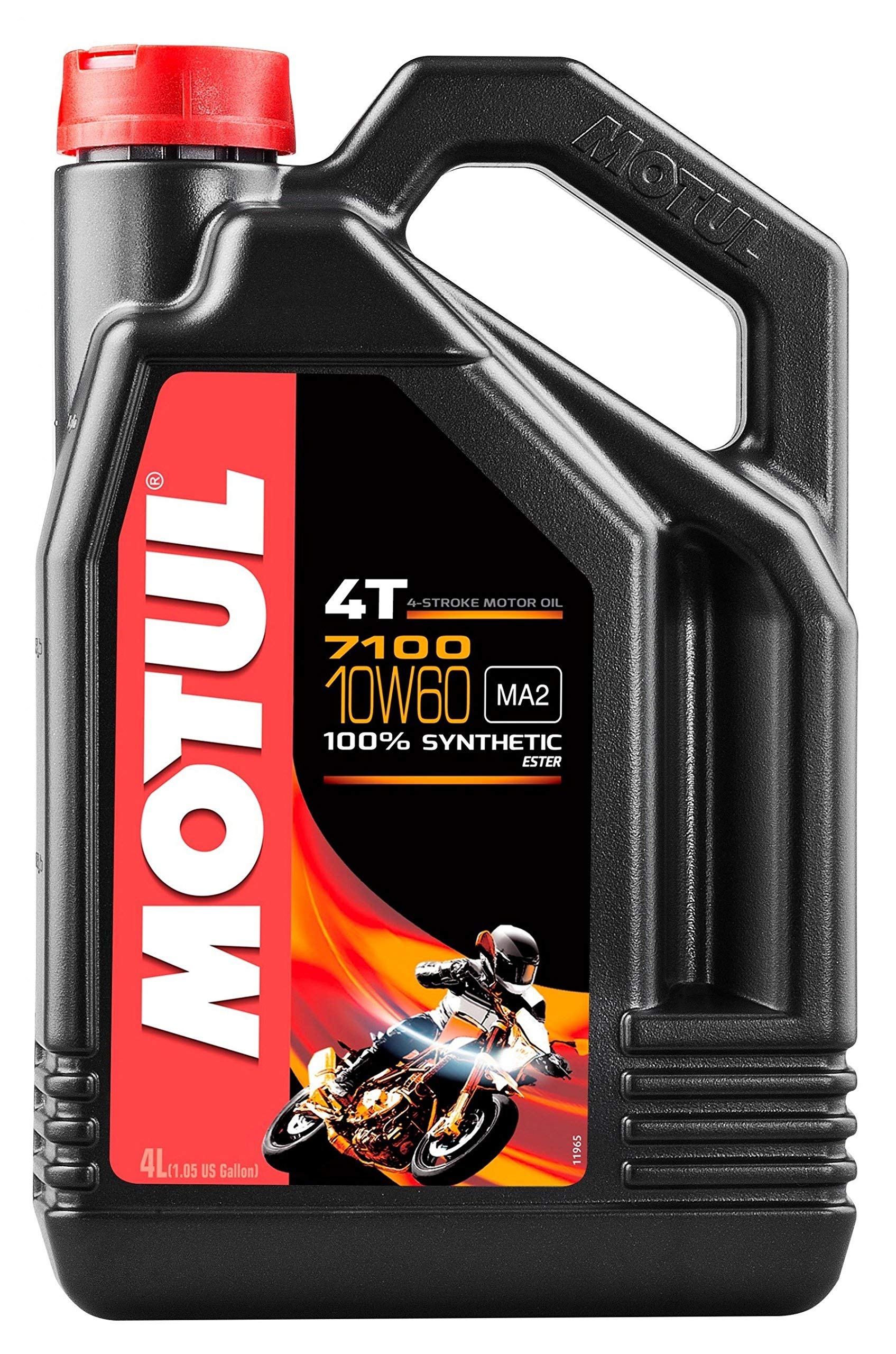 Motul Motorradmotorenöl 7100, 10W60, 4-Takt, 4 l von Motul