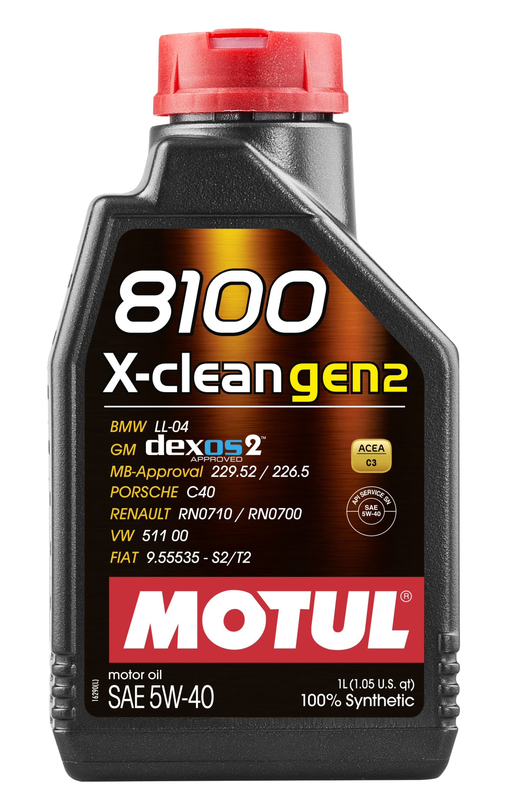 Olio Auto Motul 8100 X-clean gen2 5W40 dexos2 - 1 lt von Motul