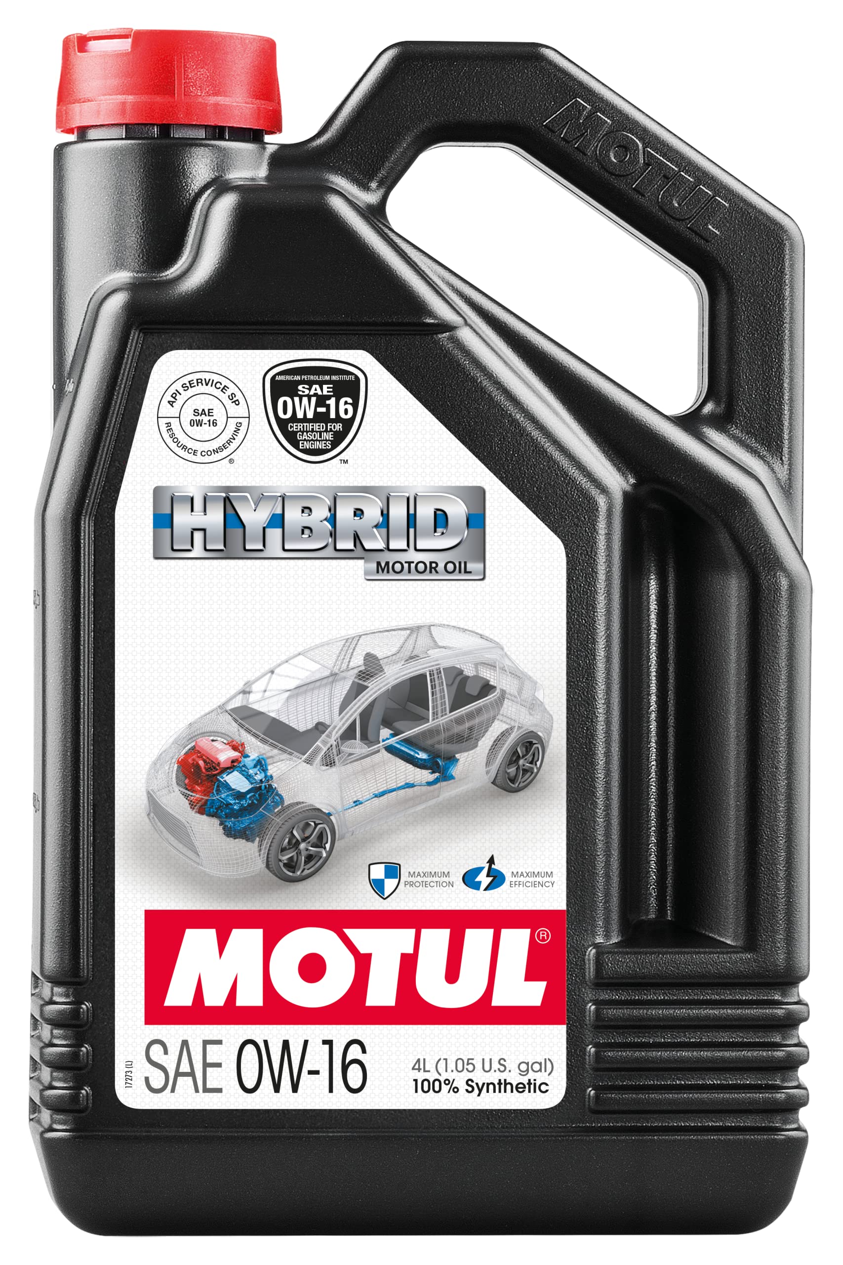 Motul 107154 Schmieröl-Hybridmotoren HYBRID 0W16 4L von Motul