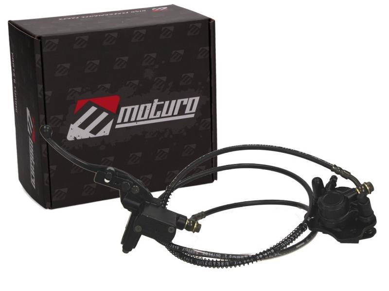 Moturo Bremsanlage kpl schwarz 1600mm Typ 3 für 110ccm bis 250ccm ATV Quad von Moturo