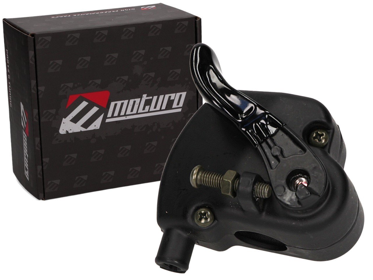 Moturo Daumengas metall schwarz für 250ccm ATV Quad Dirt Bike Pocket Bike von Moturo