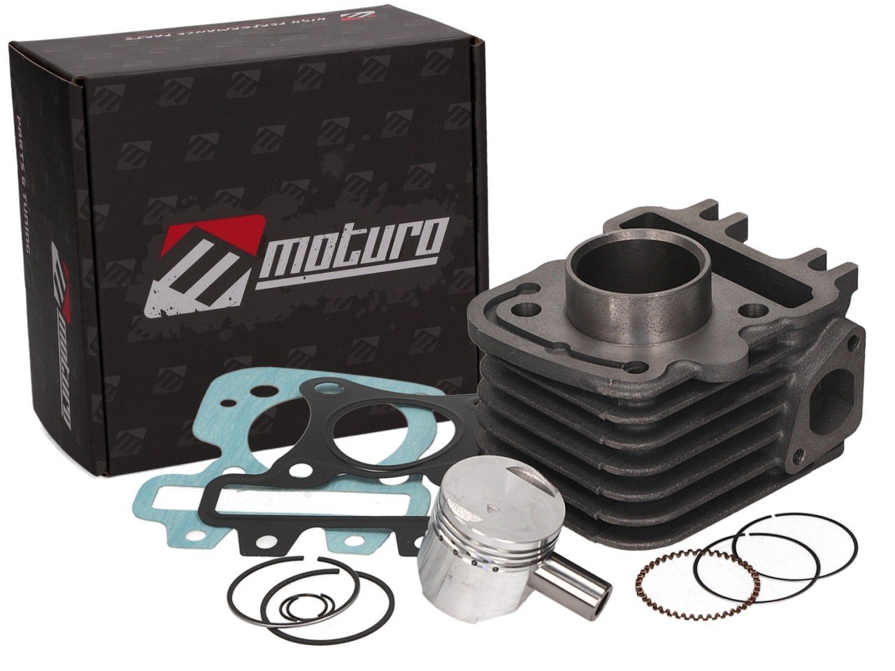 Moturo Zylinder Kit für Piaggio Motoren 50ccm luftgekühlt 4t von Moturo
