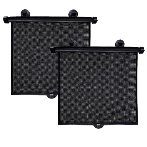 1/2 Stück Autofenster-Rollos Sonnenschutz Visier UV-Schutz Mesh Kinder (2 Stück) von Mounteps