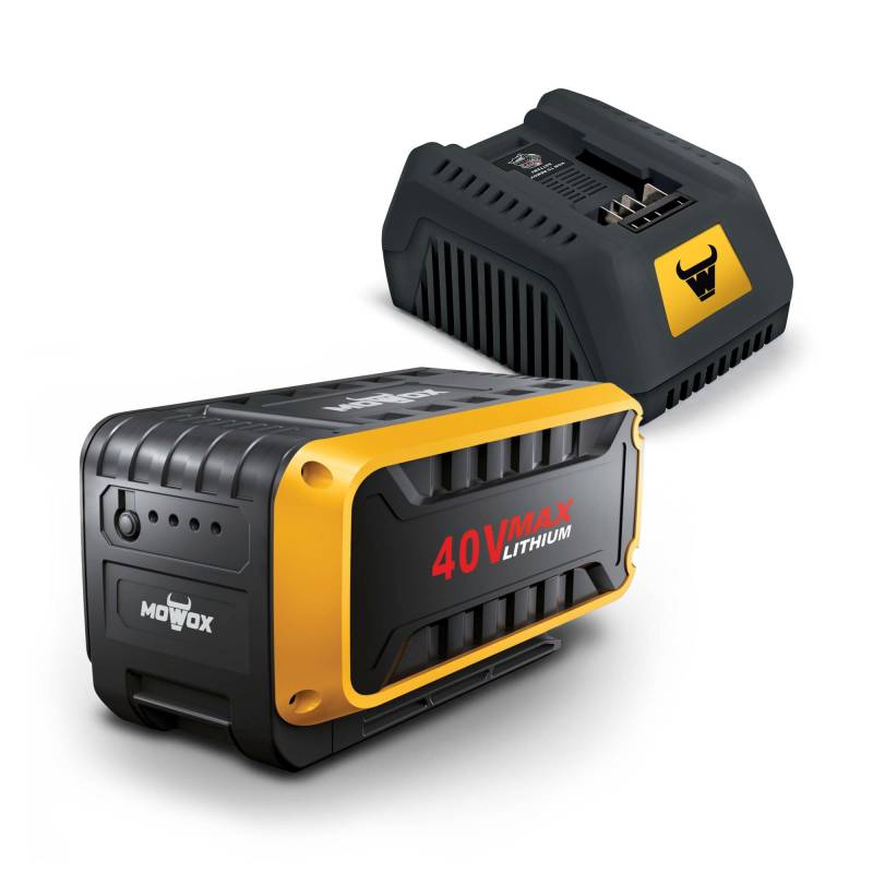 Mowox® Starter Kit 3-40V/5,0Ah Akku + 4 Amp Schnellladegerät - kompatibel mit Allen Mowox® 40 V-Geräten von Mowox