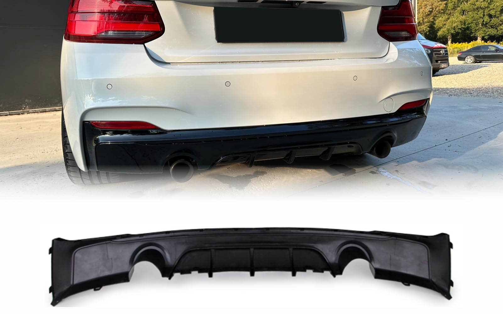 MpTuned F22 F23 Diffusor glänzend schwarz für 2er M Sport 2014–2021 235i 240i MpTuned F22 F23 Diffusor glänzend schwarz für 2er M Sport 2014–2021 235i 240i von MpTuned