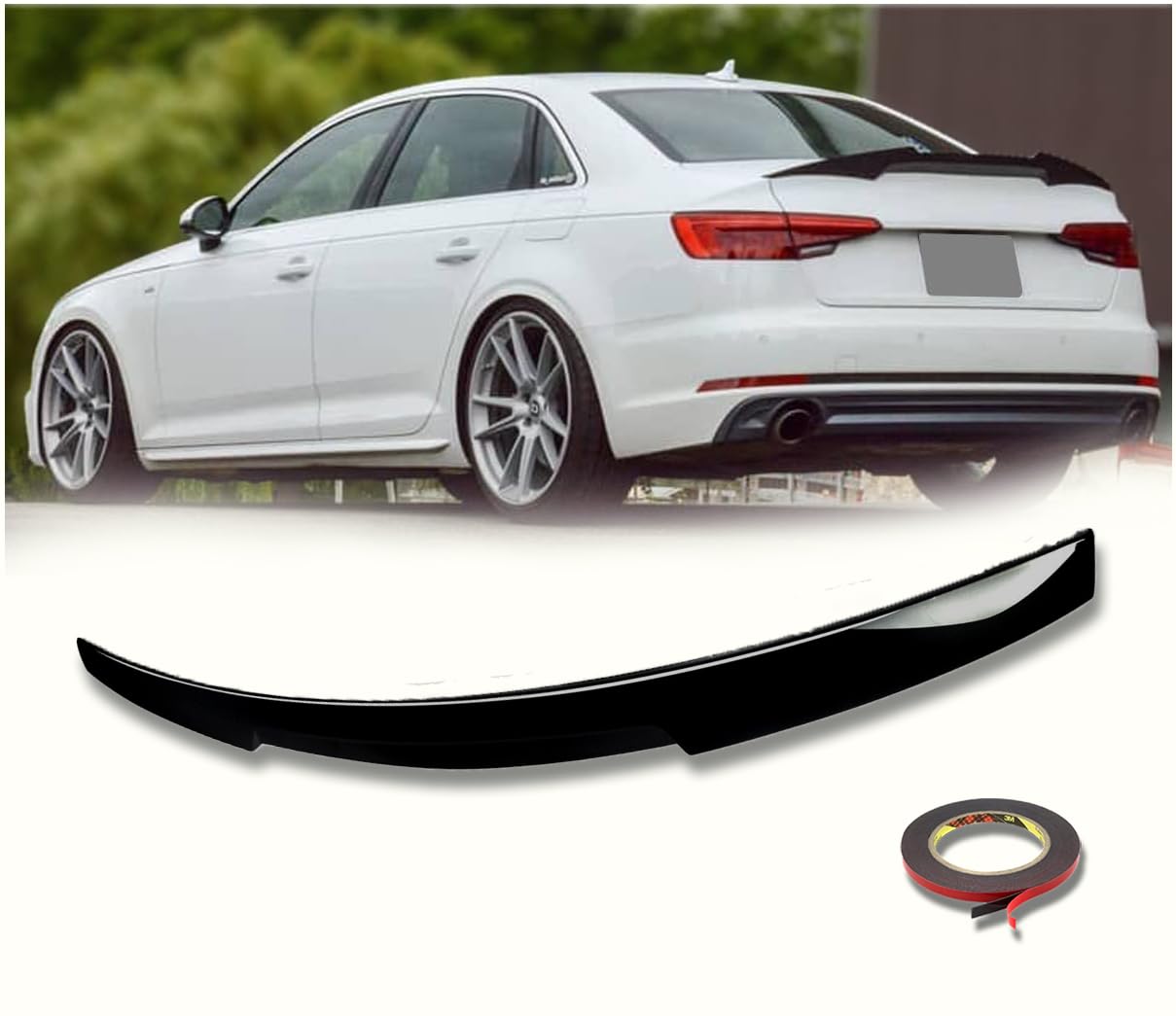 MpTuned A4 B8 Heckspoiler Glänzend Schwarz V Form S4 Style Für 2009-2016 Jahre Performance Tuning Restyling MpTuned A4 B8 Heckspoiler Glänzend Schwarz V Form S4 Style Für 2009-2016 Jahre Performance Tuning Restyling von MpTuned