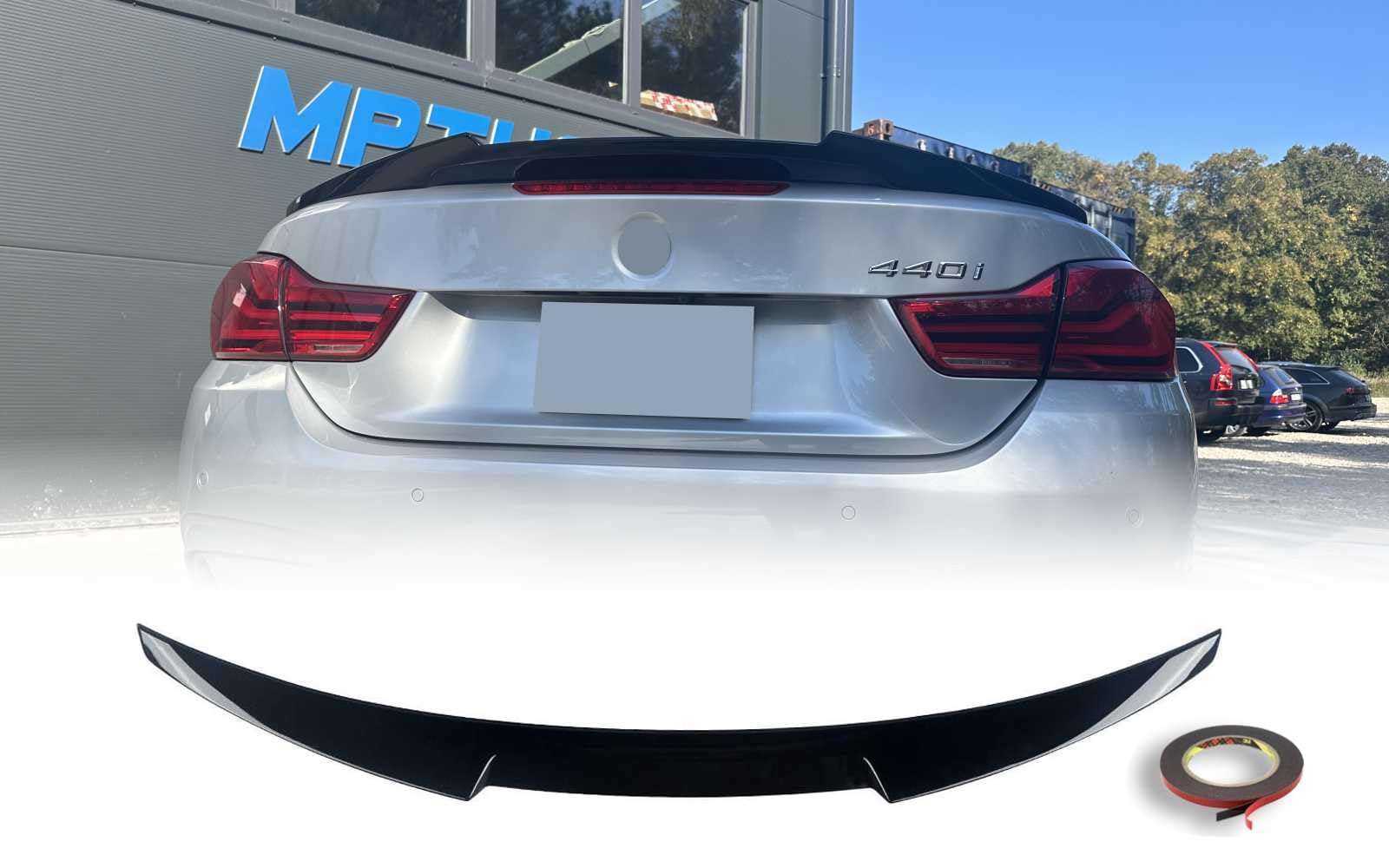 MpTuned F33 M4 Stil Heckspoiler glänzend schwarz, für BMW 4er 2014–2019, Performance-Tuning, Cabrio 420i, 428i, 430i, 435i, 440i, Heckspoilerlippe MpTuned F33 M4 Stil Heckspoiler glänzend schwarz, für BMW 4er 2014–2019, Performance-Tuning, Cabrio 420i, 428i, 430i, 435i, 440i, Heckspoilerlippe von MpTuned